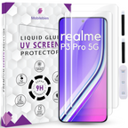 Tempered Glass For Realme P3 Pro Premium HD+ UV Glass Screen Protector Guard
