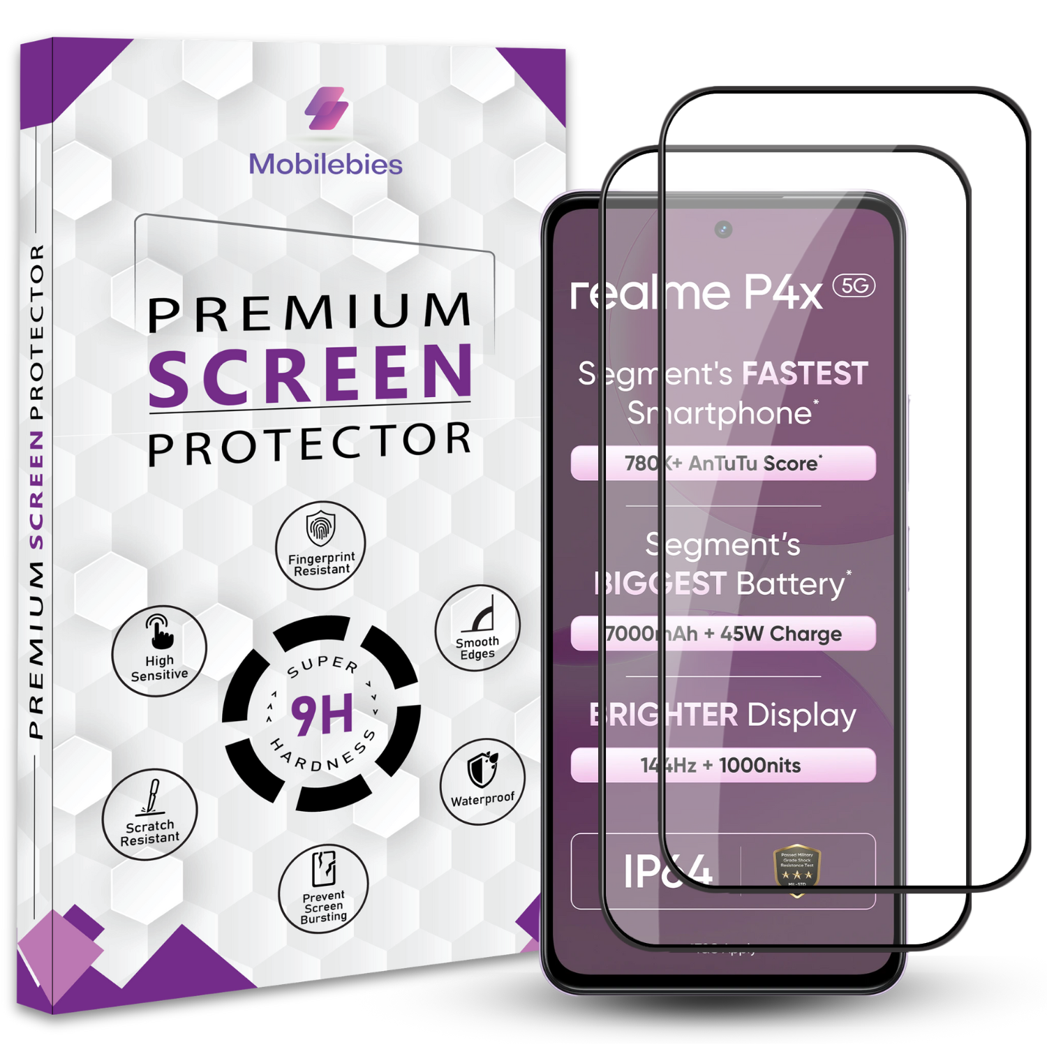 Realme P4X OG Premium Screen Protector Secondary image