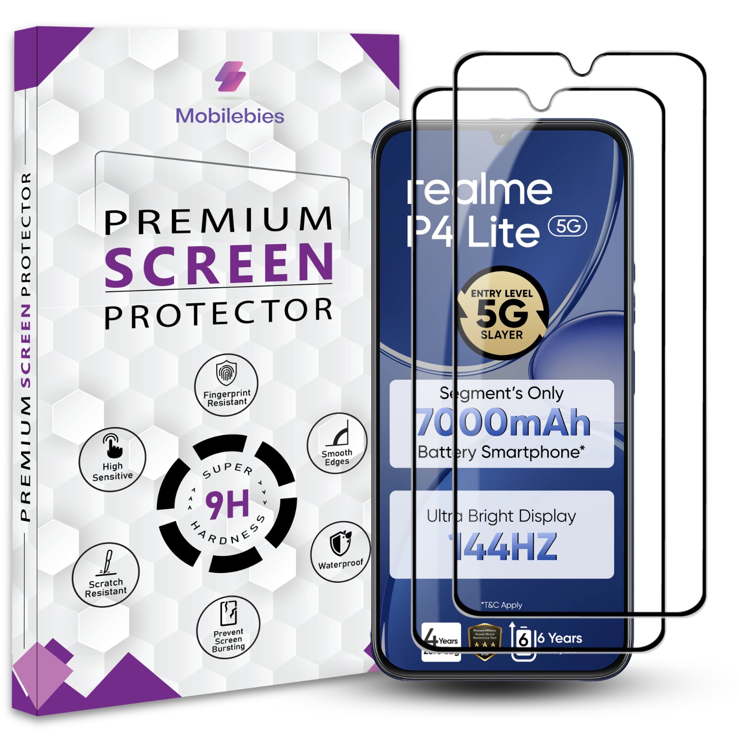Realme P4 Lite 5G OG Premium Screen Protector Secondary image
