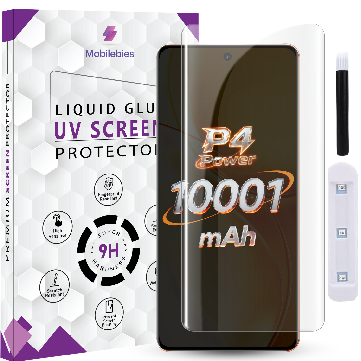 Realme P4 Power Premium HD+ UV Glass Screen Protector Main image