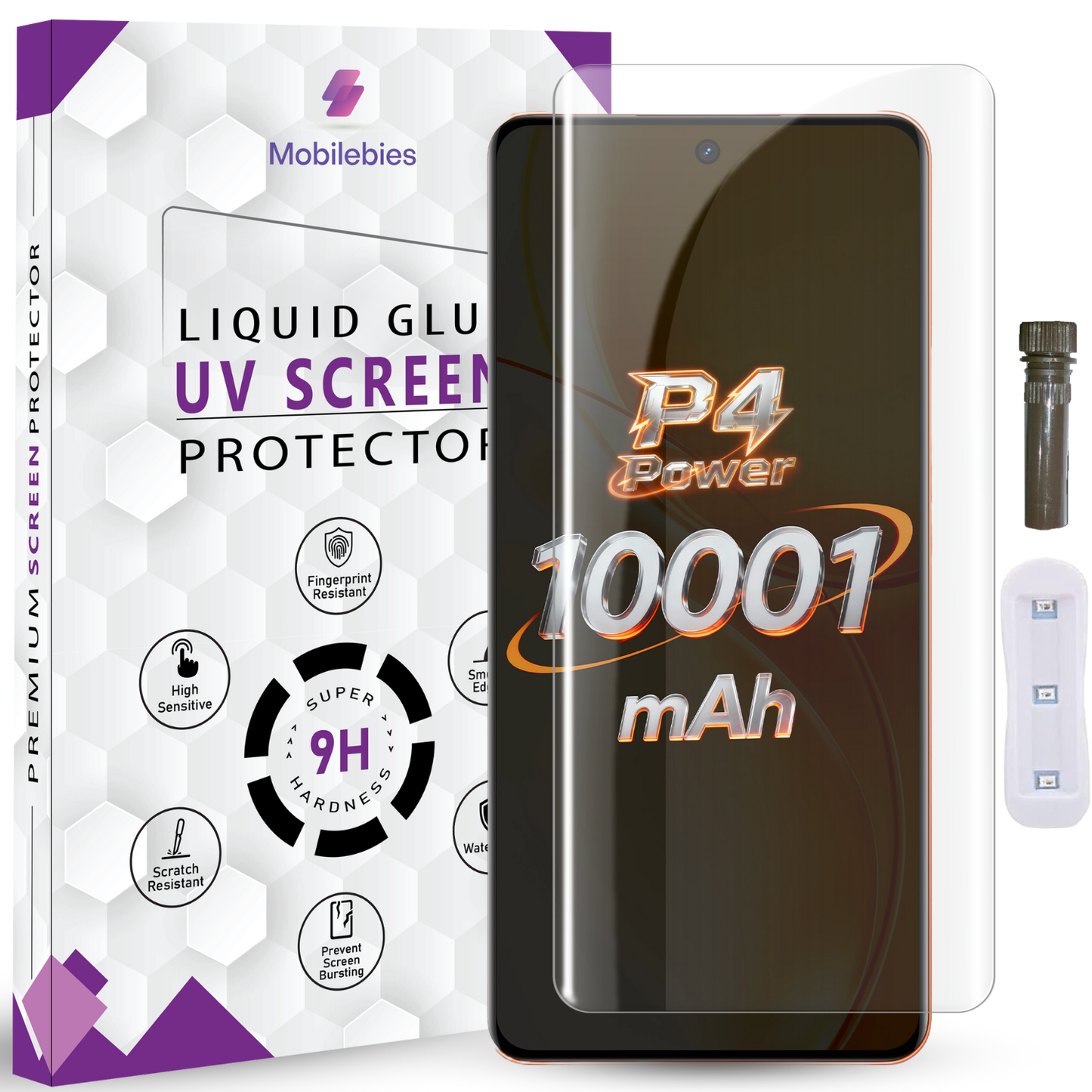 Realme P4 Power Advanced HD+ UV Glass Screen Protector