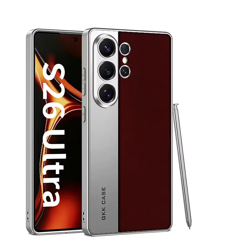 Mobilebies Samsung Galaxy S26 Ultra New Hybrid Leather Case Back Cover