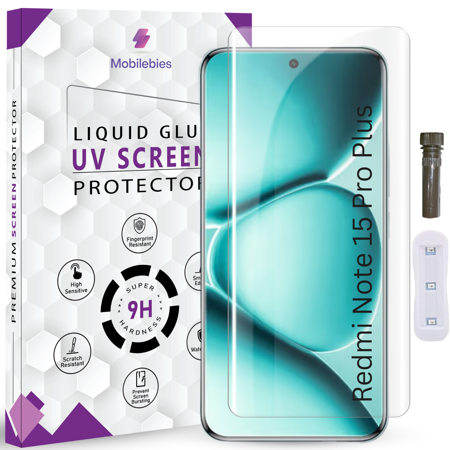 Redmi Note 15 Pro Plus Advanced HD+ UV Glass Screen Protector Main image