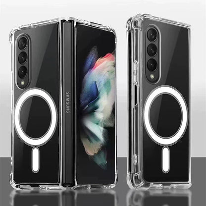 Samsung Galaxy Z Fold 3 Transparent Magnetic Case