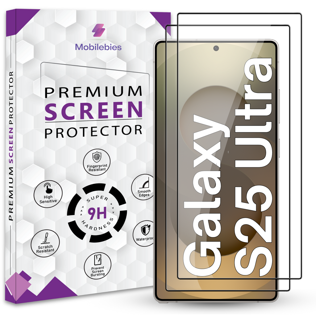 Tempered Glass for Samsung S25 Ultra Premium Screen Protector Guard