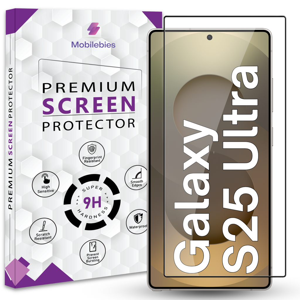 Tempered Glass for Samsung S25 Ultra Premium Screen Protector Guard
