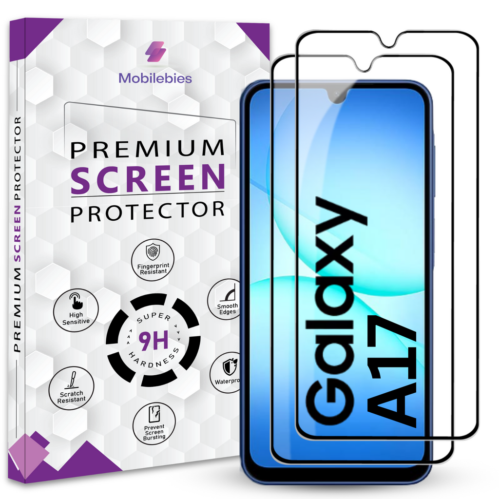 Tempered Glass for Samsung A17 Premium Screen Protector Guard