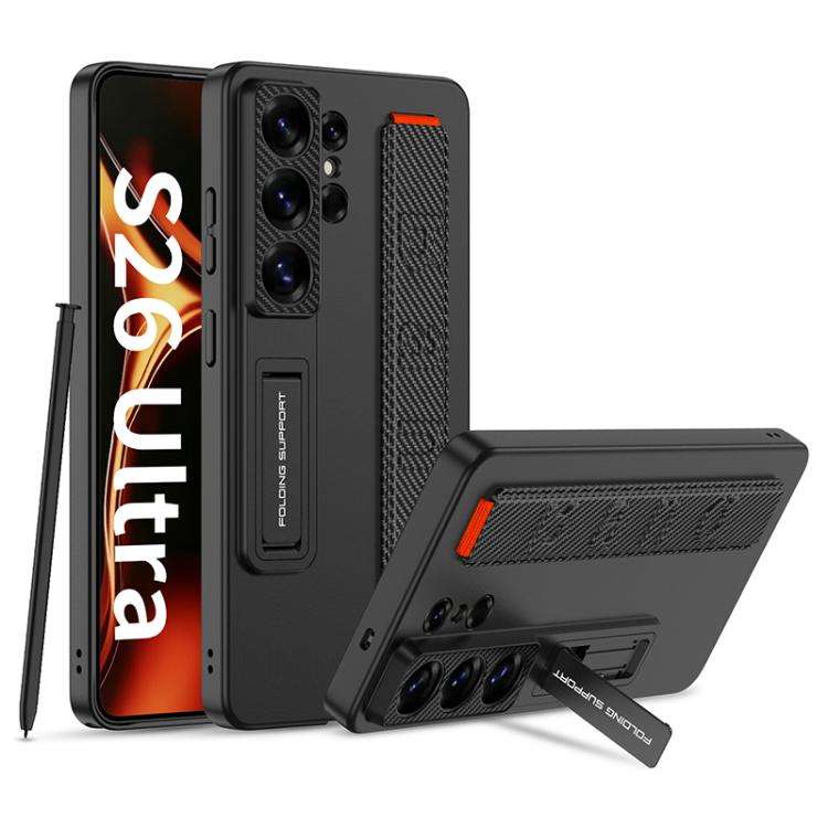 Mobilebies Samsung S26 Ultra Wrist Band Stand Bracket Case Mobile Back Cover