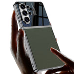 Mobilebies Samsung Galaxy S26 Ultra Half Leather Mobile Back Cover Case