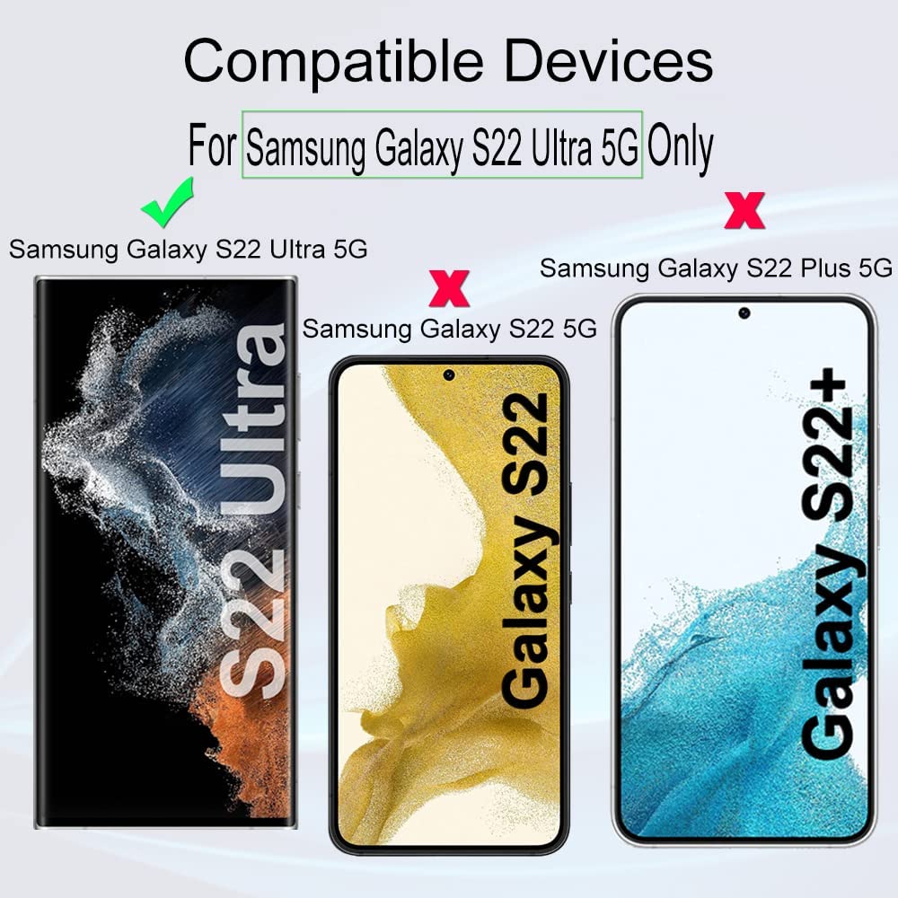 Samsung S22 Ultra 5G Membrane Screen Protector Secondary image