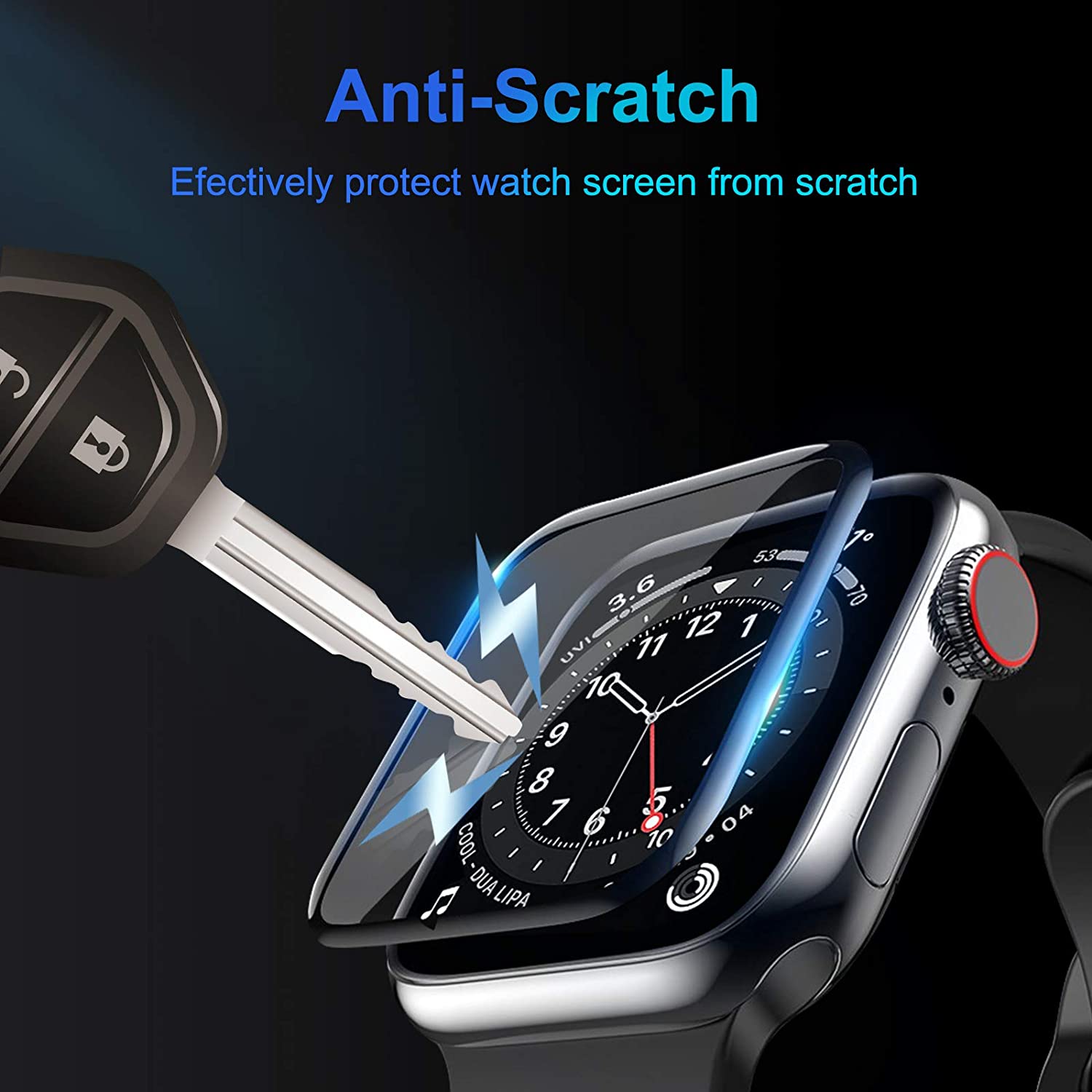 Samsung Watch 5 / 4 Series Flexible PMMA Watch Protector with Curve Edges (44 MM) Mobilebies