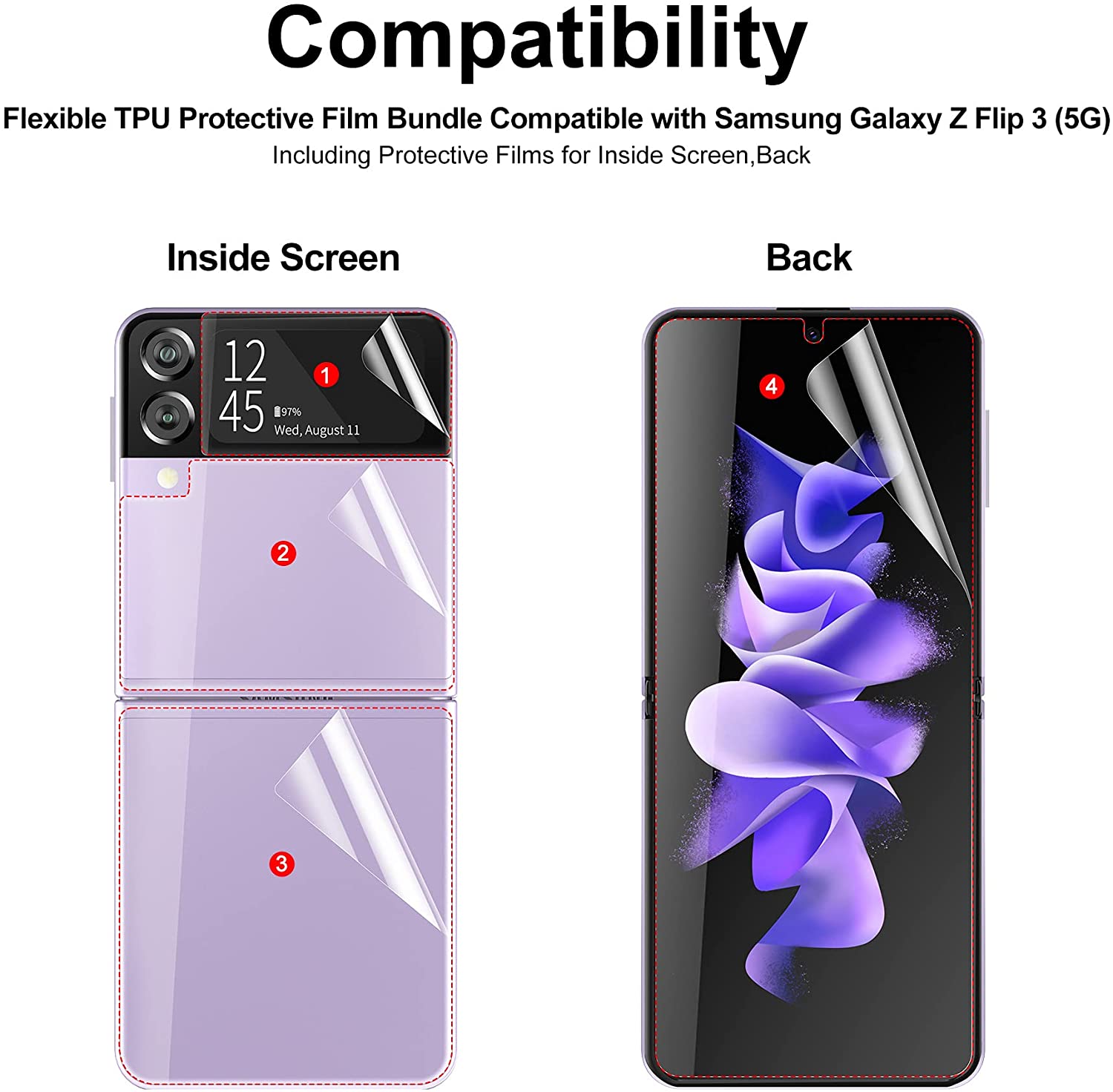 Samsung Z Flip 4 Membrane Screen Protector Mobilebies