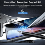 2 Pack Tempered Glass & a Camera protector for Samsung S24 Ultra Premium Screen Protector Guard & Camera Lenns Protecor