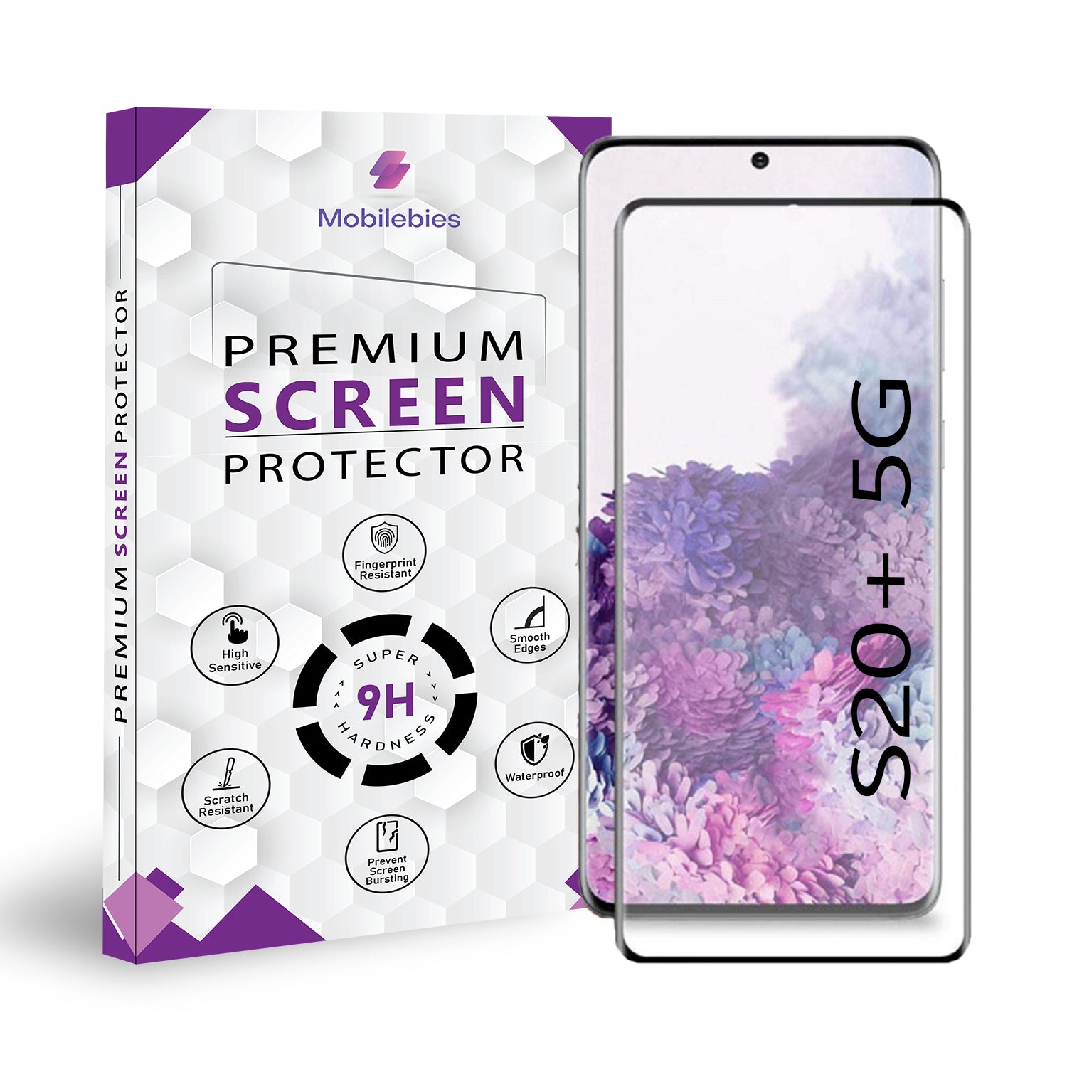 Samsung Galaxy S20 Plus Full Glue Curved Screen Protector Main image