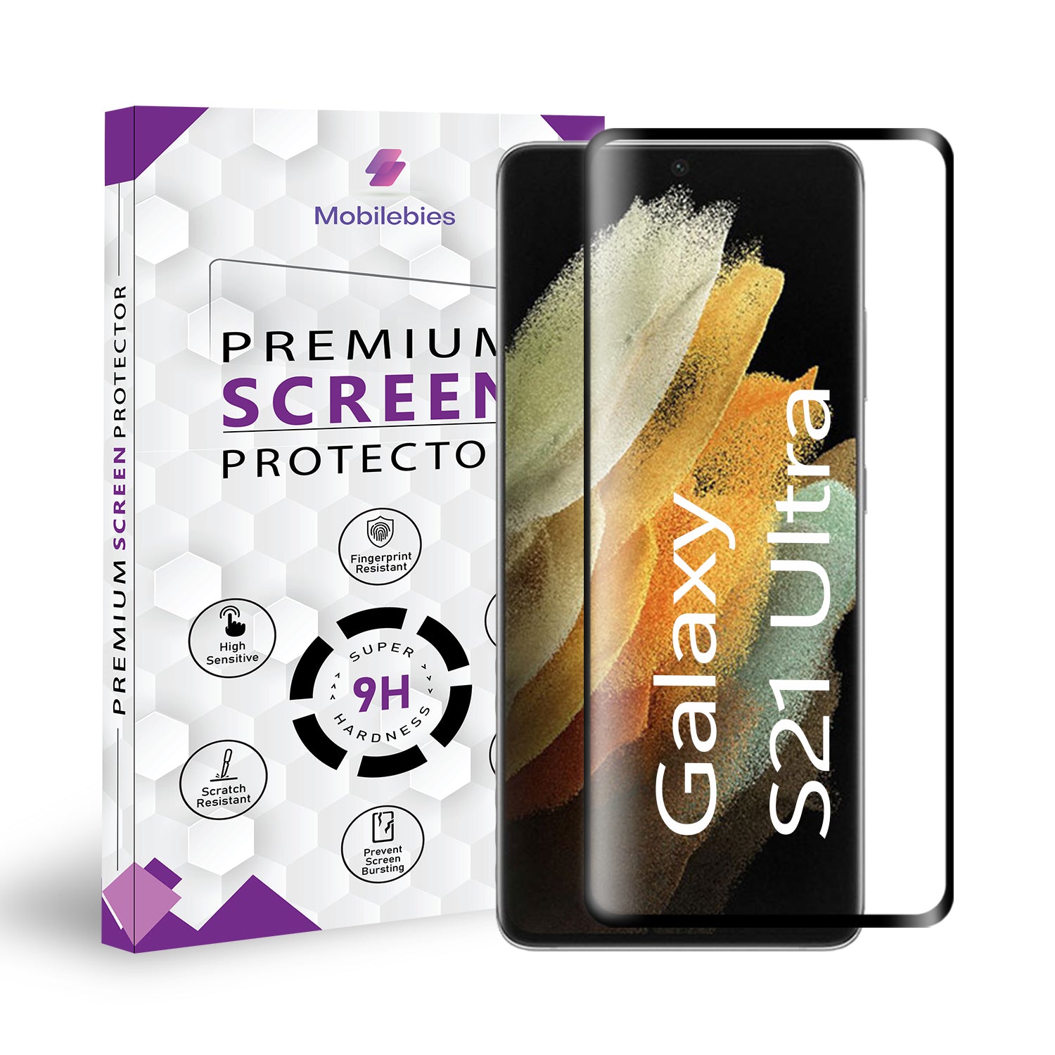 Samsung Galaxy S21 Ultra Full Glue Curved Screen Protector Main image
