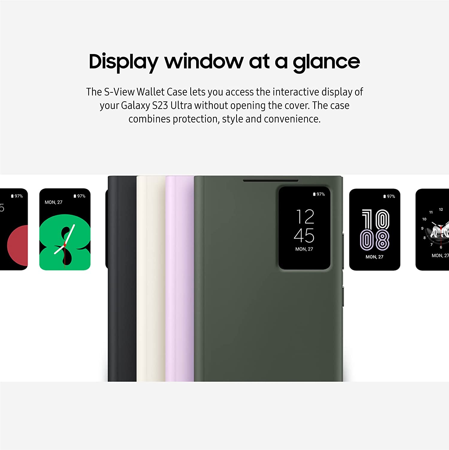 Samsung Galaxy S22 Ultra Smart View Wallet Case
