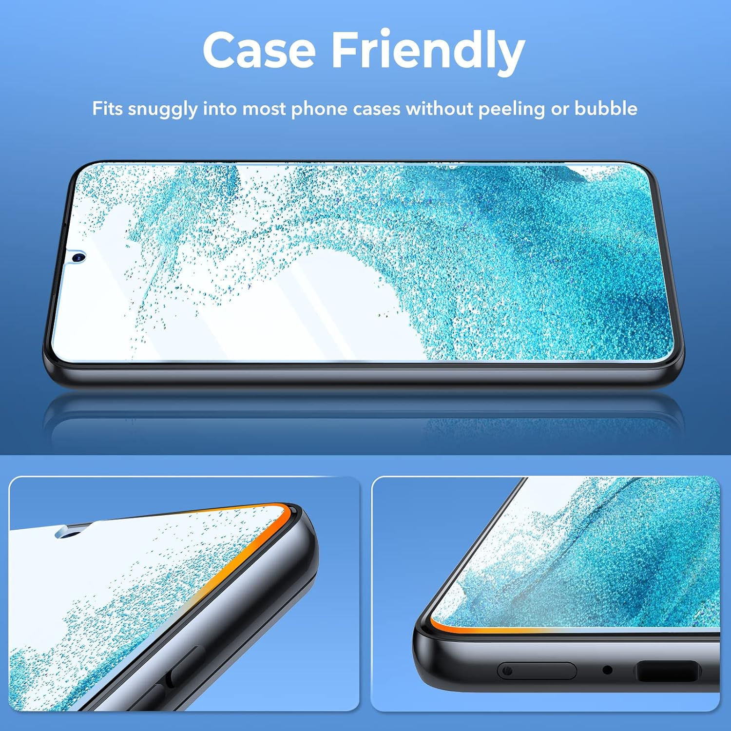 2 Pack Tempered Glass & a Camera protector for Samsung S25 Ultra Premium Screen Protector Guard & Camera Lenns Protecor Secondary image