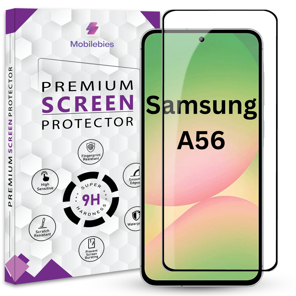 Tempered Glass for Samsung A56 Premium Screen Protector Guard