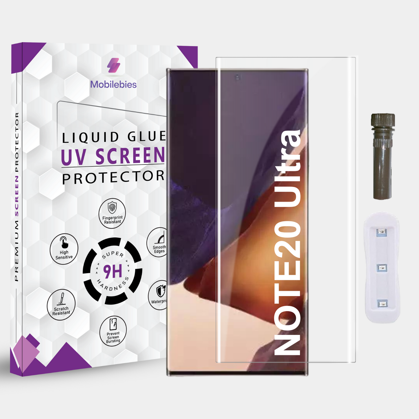 Tempered Glass For Samsung Galaxy Note 20 Ultra Advanced HD+ UV Glass Screen Protector Guard