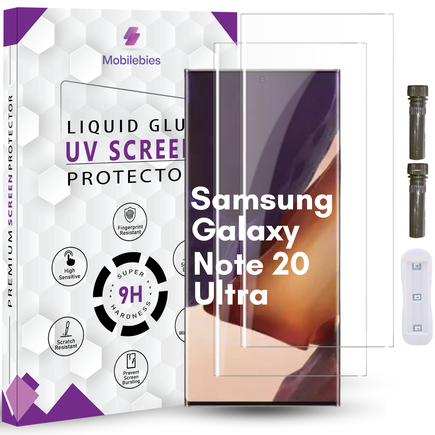 Tempered Glass For Samsung Note 20 Ultra Advanced HD+ UV Glass Screen Protector Guard