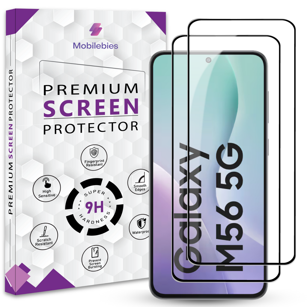 Tempered Glass for Samsung M56 Premium Screen Protector Guard