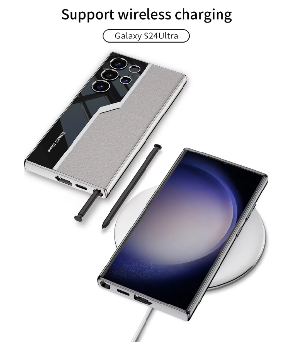 Samsung Galaxy S24 Ultra Hybrid Leather Case