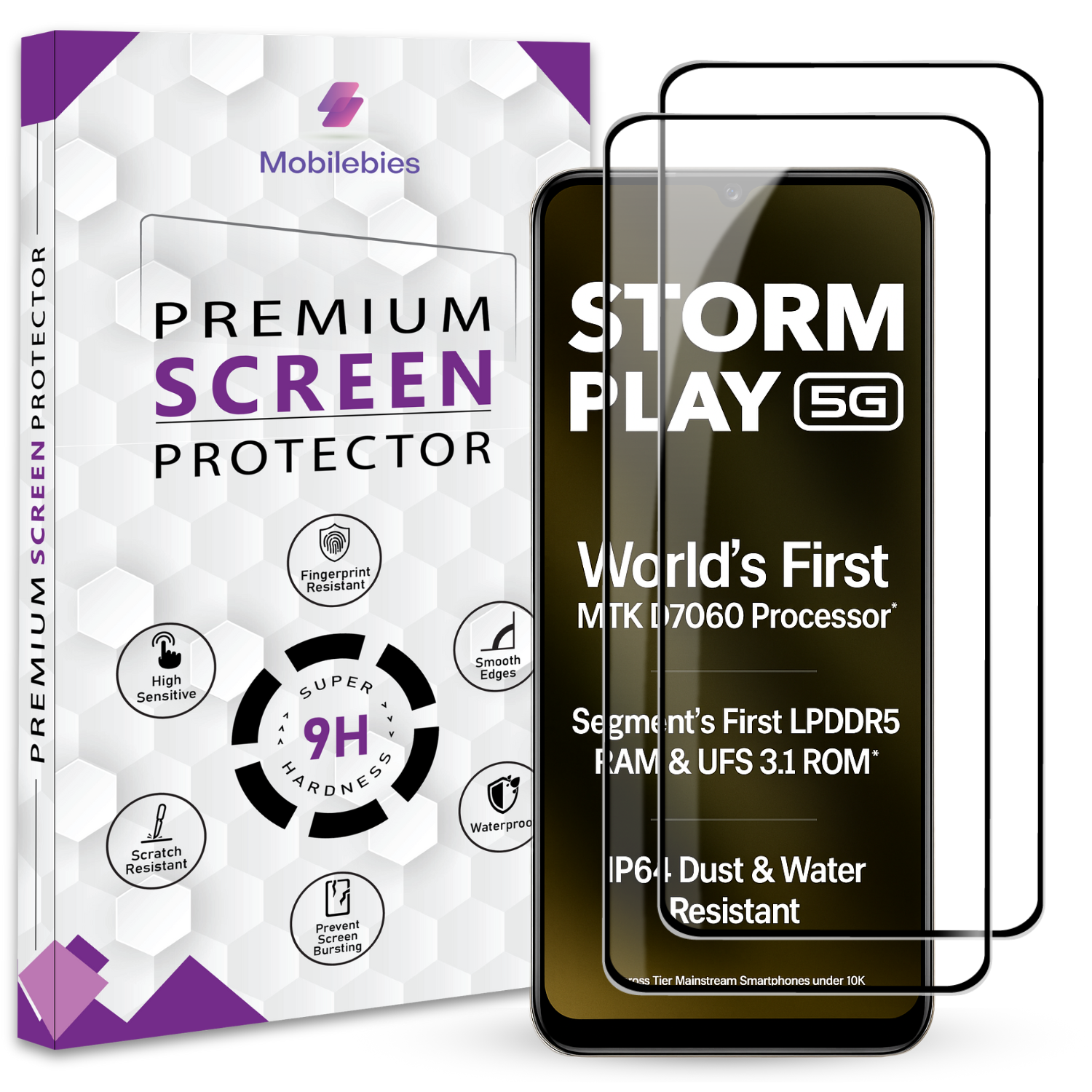 Tempered Glass for Lava Storm Play Premium Screen Protector Guard