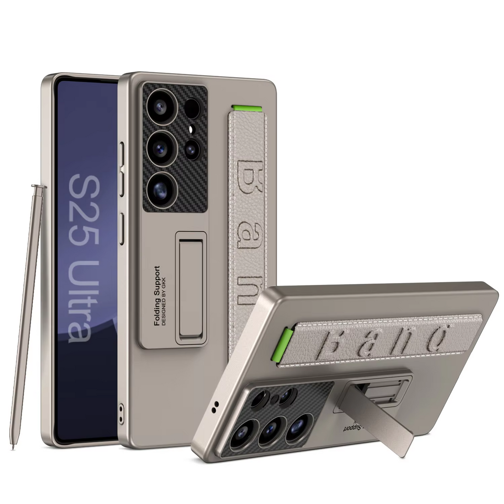 Samsung Galaxy S25 Ultra Wrist Band Side Stand Case