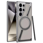 Samsung Galaxy S24 Ultra Electroplated Leather Magsafe Mobile Phone Case