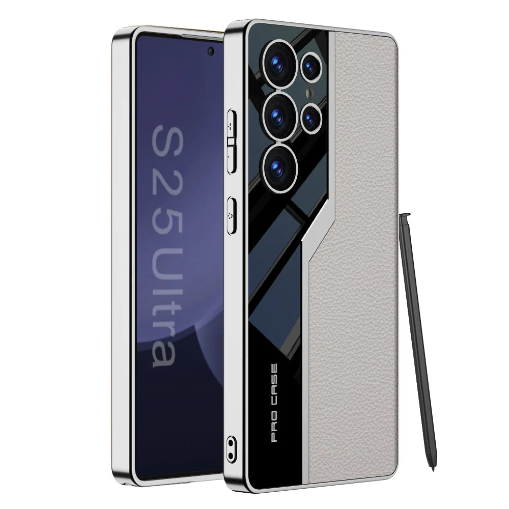 Samsung Galaxy S25 Ultra Hybrid Leather Case