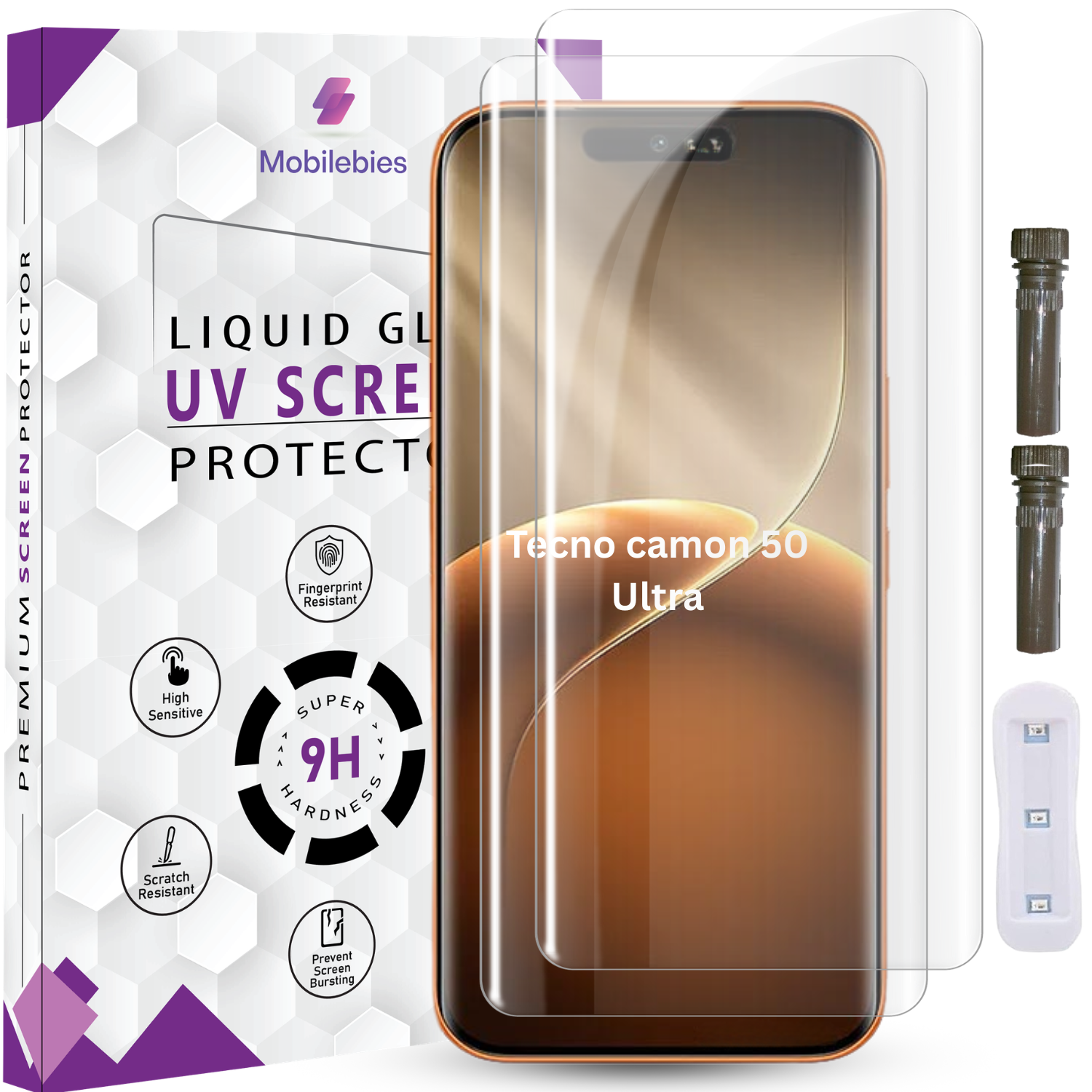 Tecno Camon 50 Ultra Advanced HD+ UV Glass Screen Protector