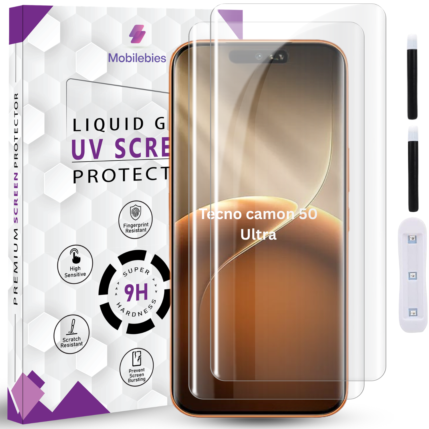 Tecno Camon 50 Ultra Premium HD+ UV Glass Screen Protector