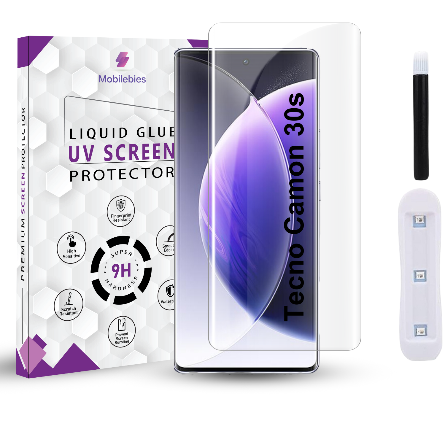 Tecno Camon 30s Advanced HD+ UV Glass Screen Protector Main image