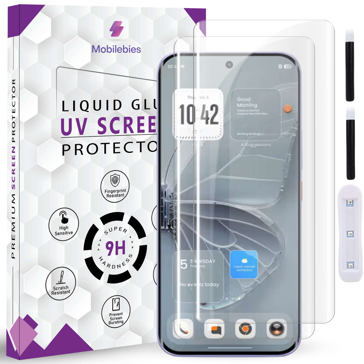 Tecno Pova Curve 2 Premium HD+ UV Glass Screen Protector