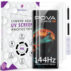 Tempered Glass For Tecno Pova Curve Premium HD+ UV Glass Screen Protector Guard