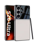 Mobilebies Samsung Galaxy S26 Ultra Half Leather Mobile Back Cover Case