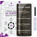 Tempered Glass For Vivo V60e Premium HD+ UV Glass Screen Protector Guard