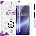 Tempered Glass For Vivo T4R 5G Premium HD+ UV Glass Screen Protector Guard