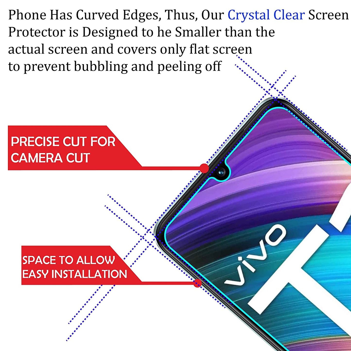 Vivo T2 Premium Screen Protector Mobilebies
