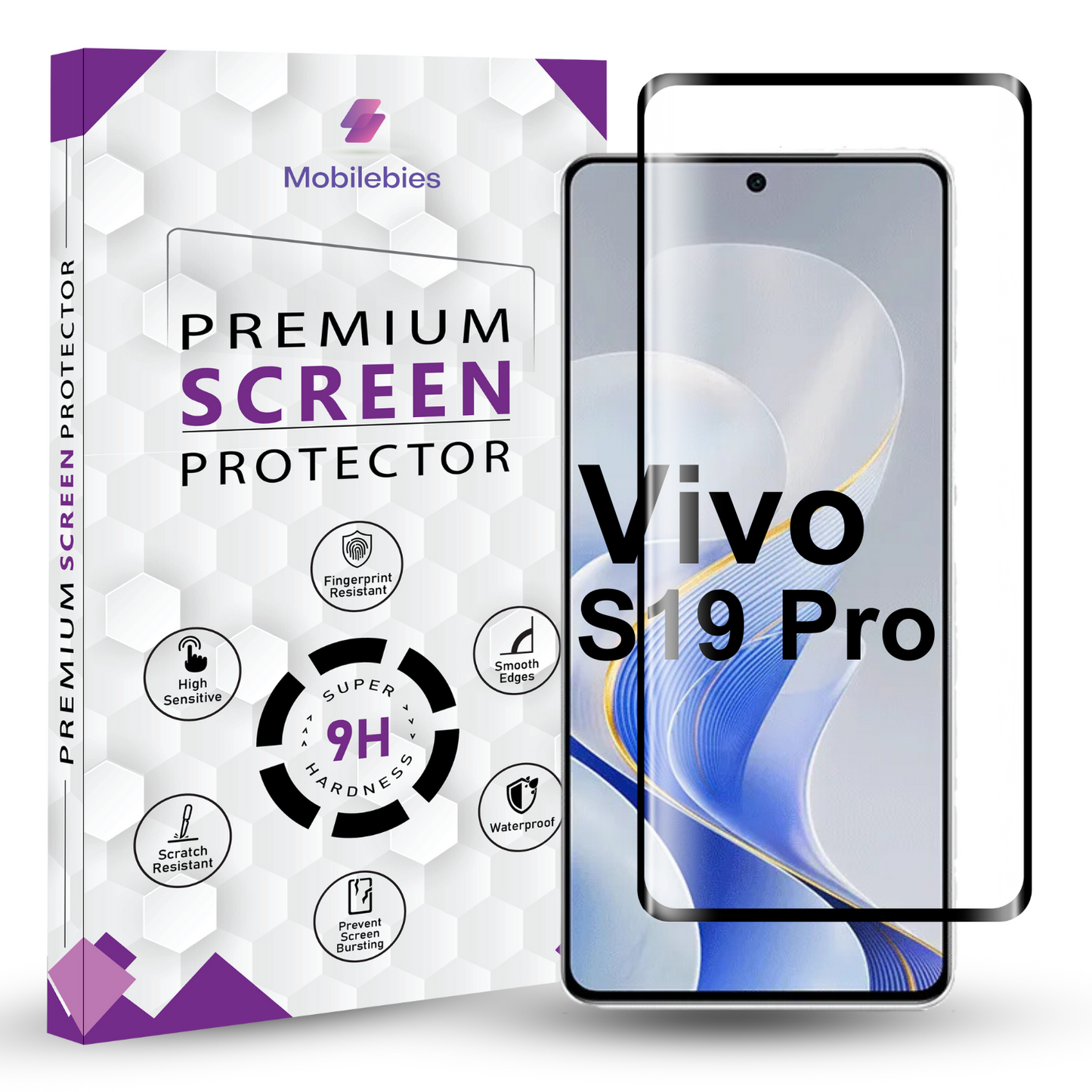 Vivo S19 Pro Full Glue Screen Protector