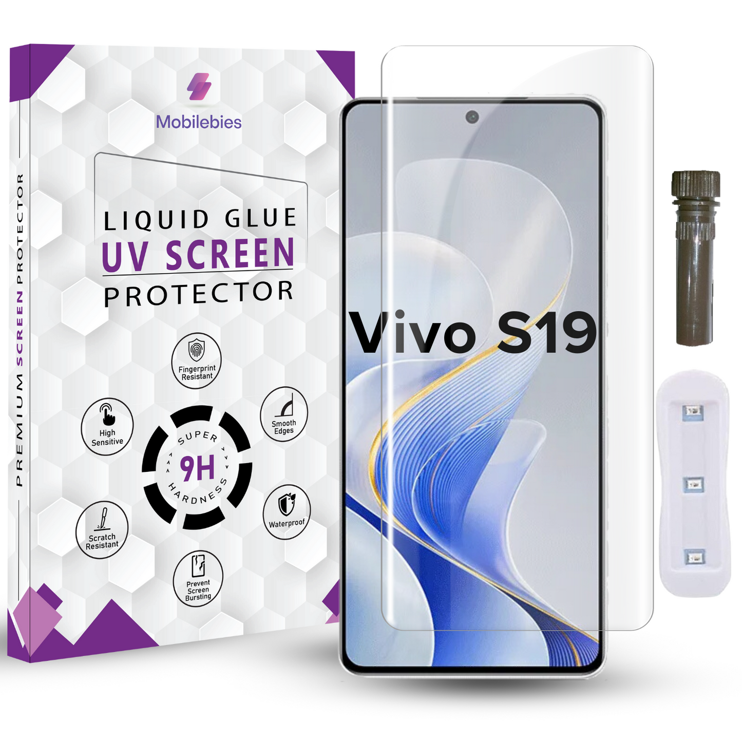 Vivo S19 Advanced HD+ UV Glass Screen Protector