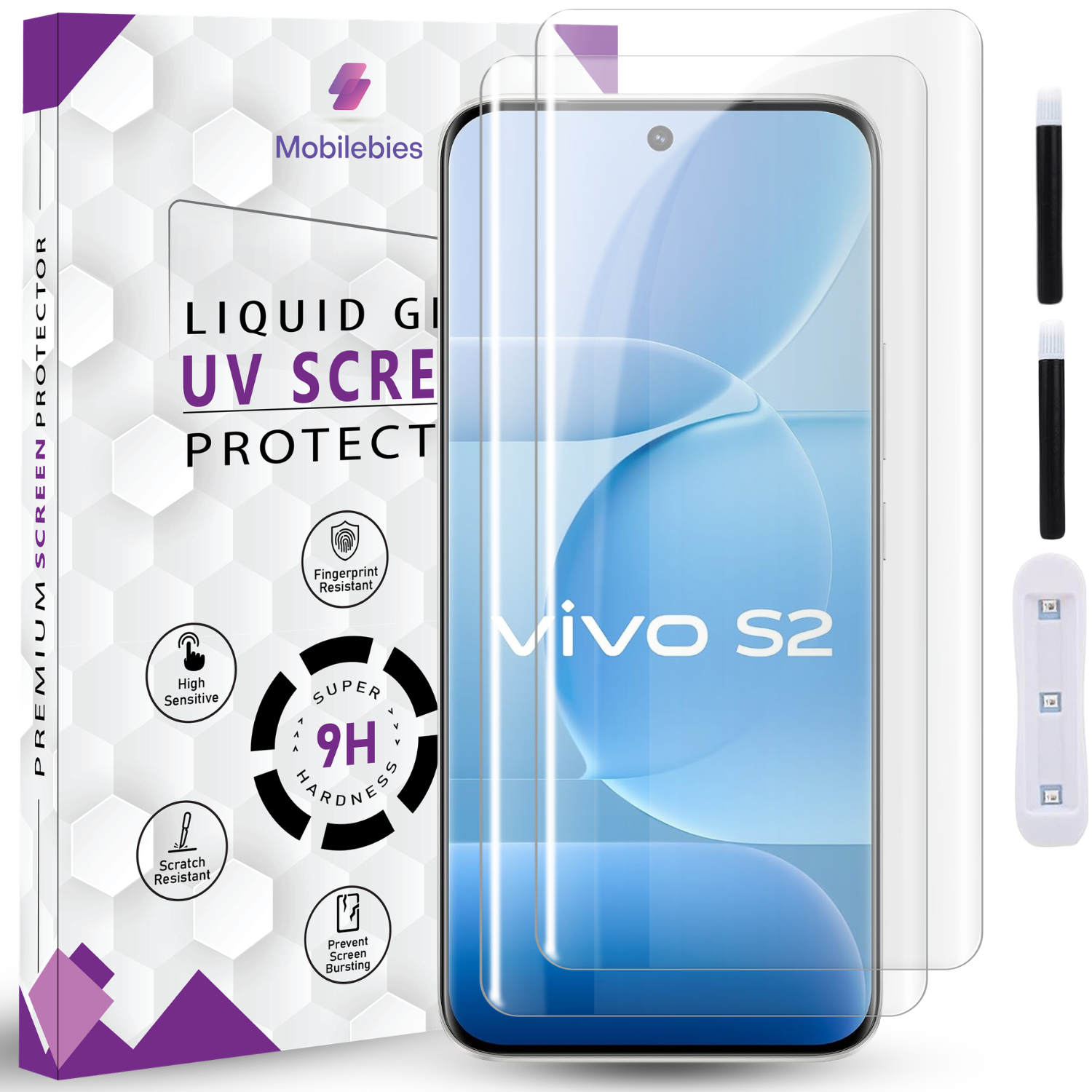 Vivo S2 Premium HD+ UV Glass Screen Protector
