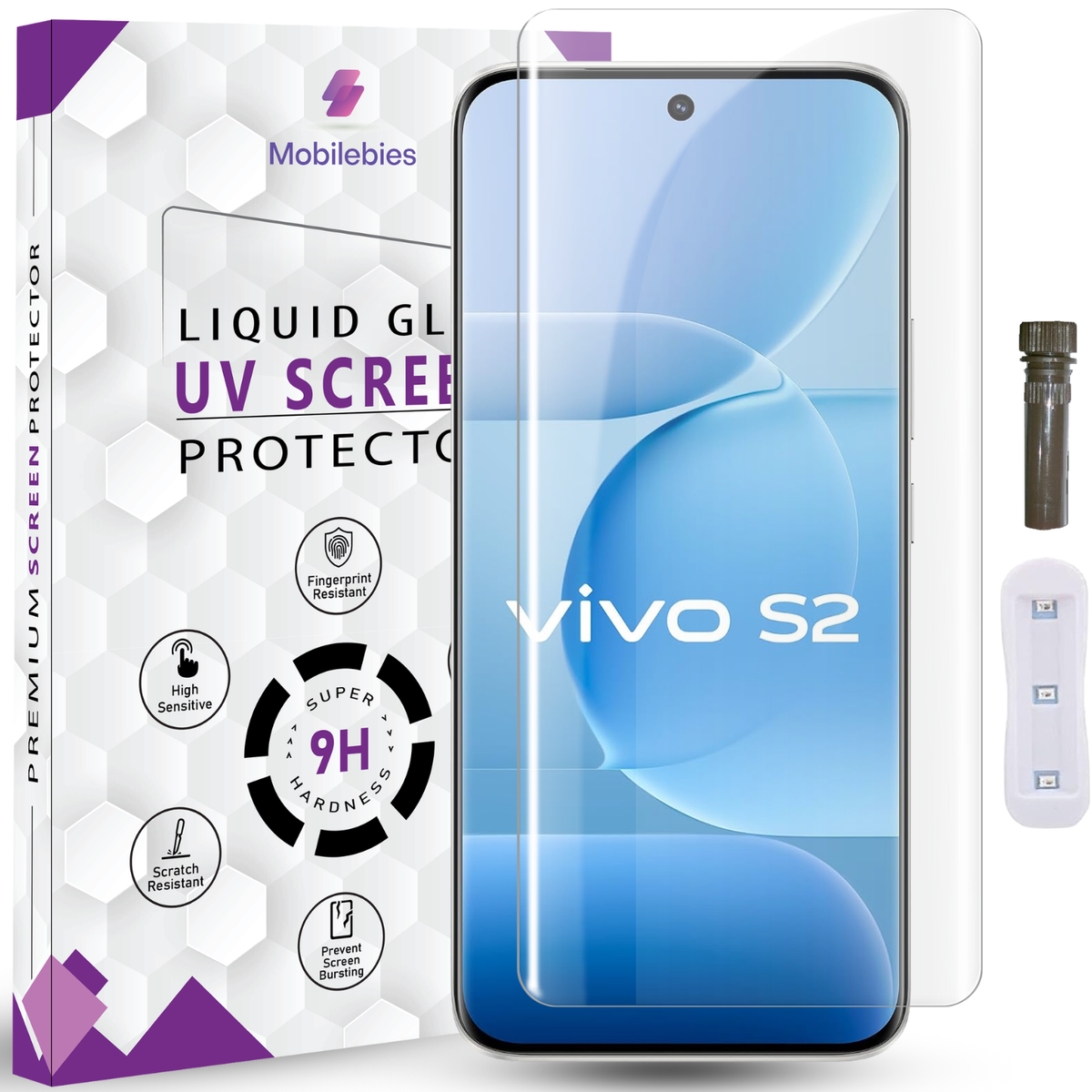 Vivo S2 Advanced HD+ UV Glass Screen Protector Main image
