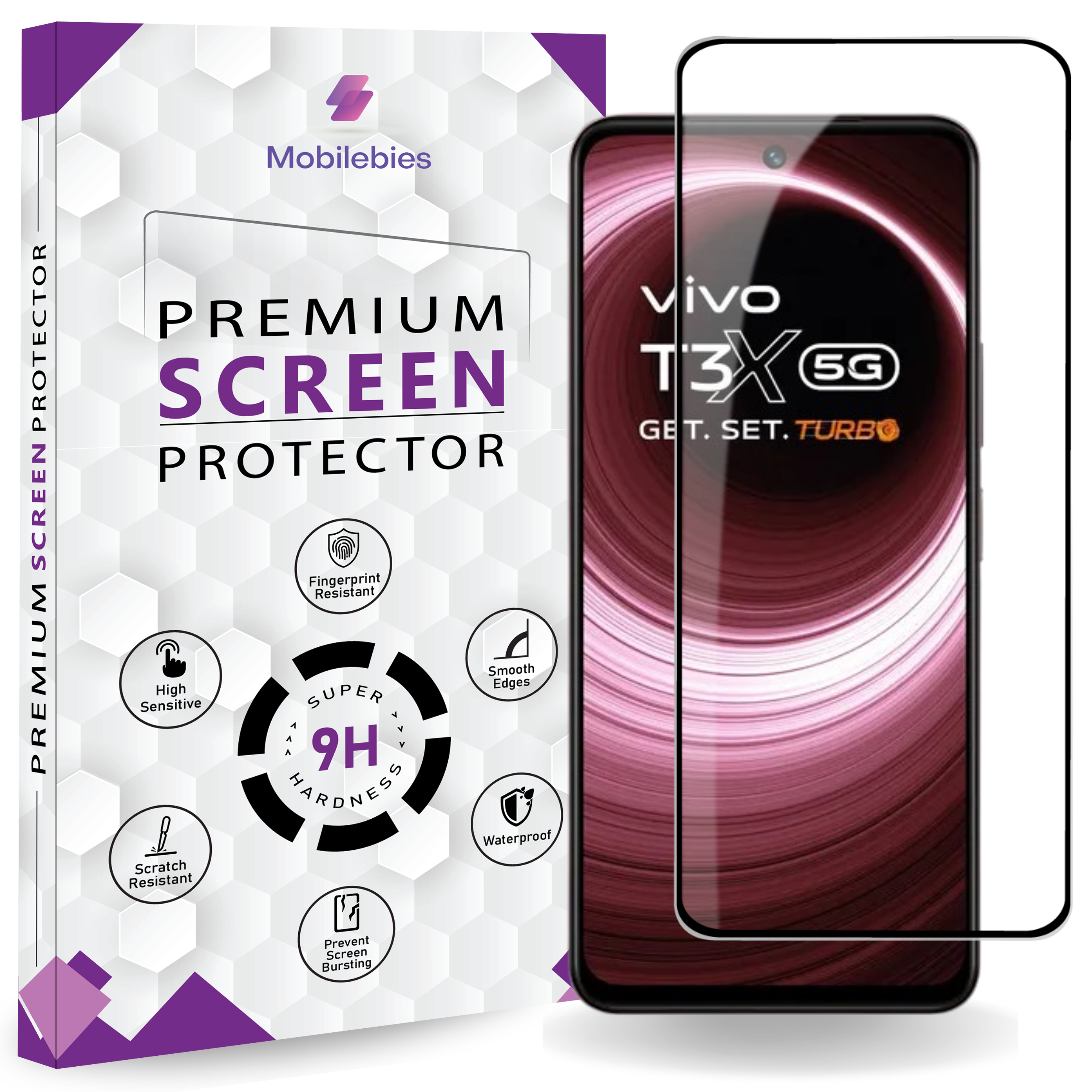 Vivo T3X 5G OG Premium Screen Protector Main image