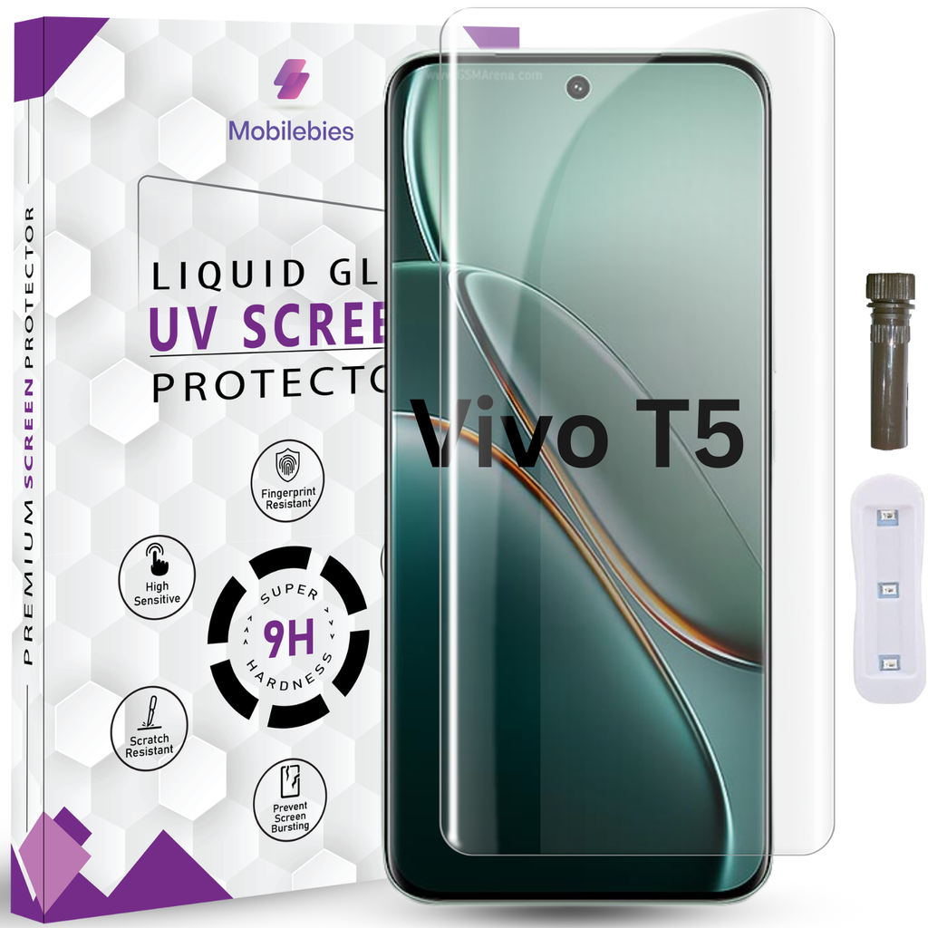 Vivo T5 Advanced HD+ UV Glass Screen Protector
