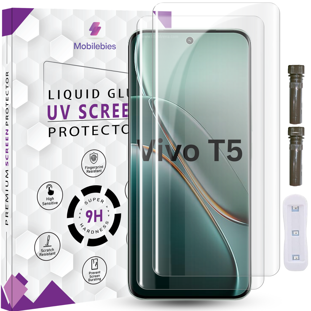 Vivo T5 Advanced HD+ UV Glass Screen Protector