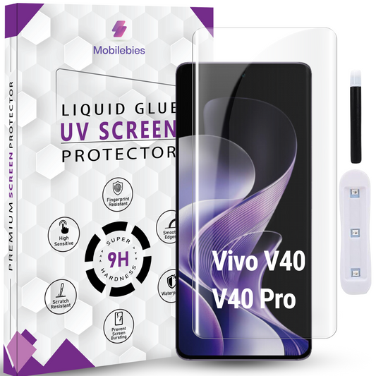 Vivo V40 Premium HD+ UV Glass Screen Protector