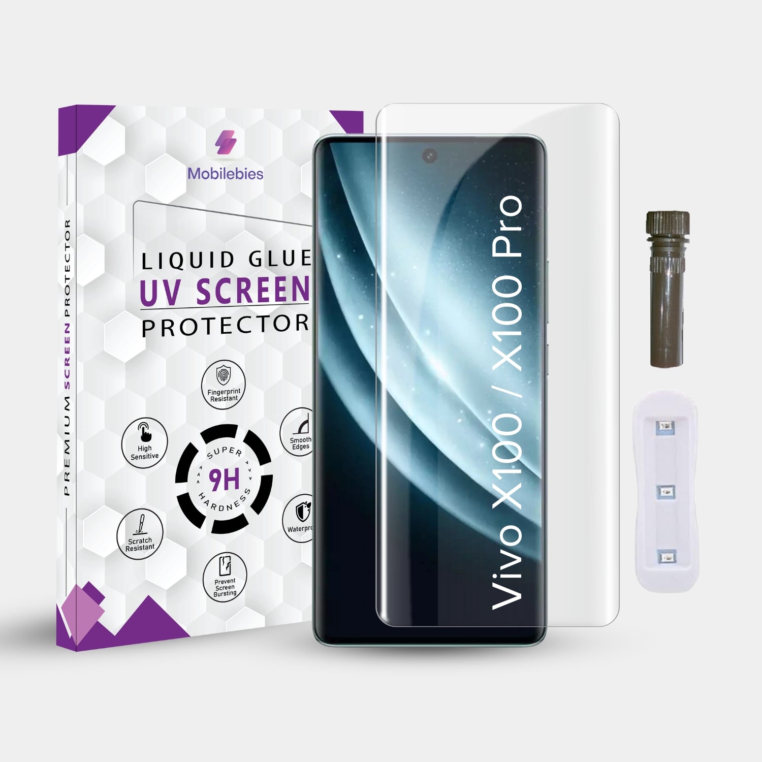 Vivo X100 / X100 Pro Advanced UV Screen Protector Tempered Glass Main image