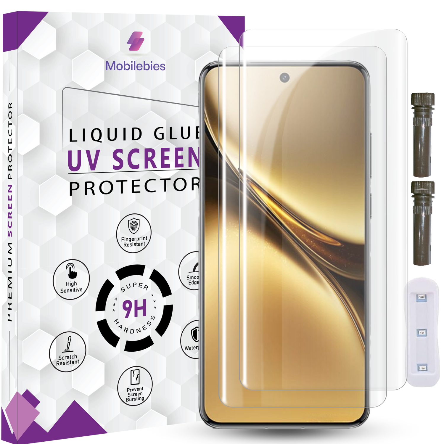 Tempered Glass For Vivo X200 Advanced HD+ UV Glass Screen Protector Guard
