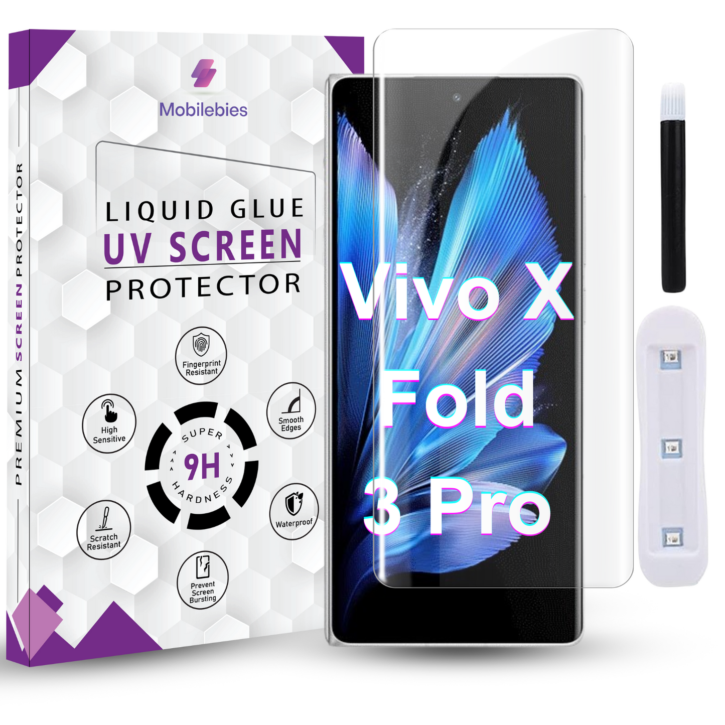 Vivo X Fold 3 Pro Premium HD+ UV Glass Screen Protector